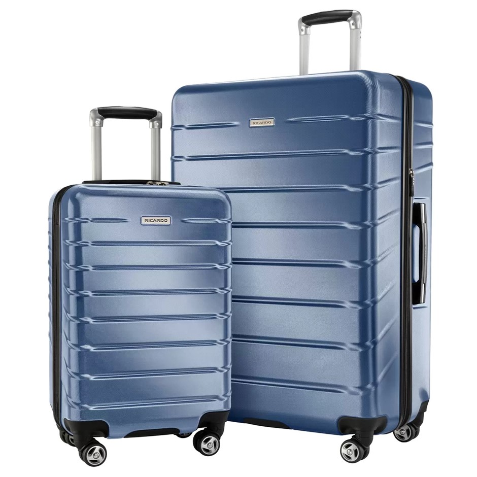 RICARDO BEVERLY Vista Point 2-Piece Hardside Luggage Set, Blue, Large: 79cm