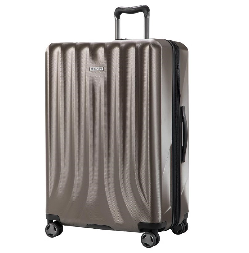 RICARDO Pacific Palisades Hardside Luggage Case, Bronze, 75cm. NB: Minor us