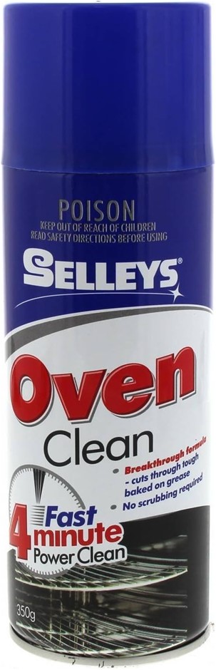 Box of 6pc SELLEY'S Oven Cleaner Spray, 350g.