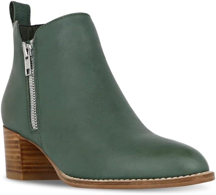 NATURAL COMFORT Women's Holmes Leather Boot, Olive, EUR 42/US 11 (G01885).