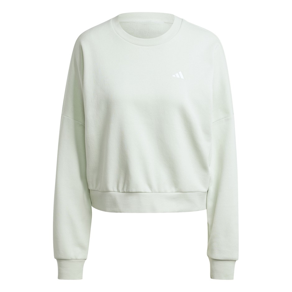 ADIDAS Women's SL FC Sweatshirt, Size AU 2XL, LinenGreen/White, IX7956. Bu