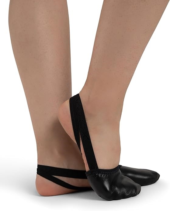 CAPEZIO Leather Pirouette II Dance Shoe, Black, X-Large/12-13 M US, H062.