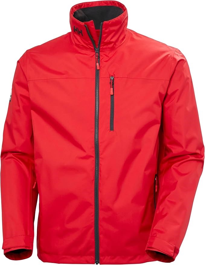 HELLY HANSEN Men's Crew Midlayer 2.0 Jacket, Size 2XL, Red (162), 34444. B