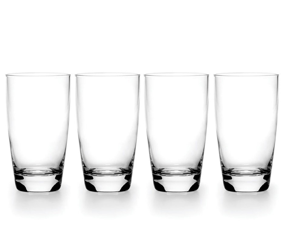 MIKASA Napoli Beverage Drinkware Set, 15.5-Ounce, Set of 4.