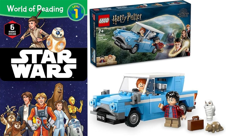 2 x LEGO, STAR WARS: LEGO Harry Potter Flying Ford Anglia Set (Damaged box)