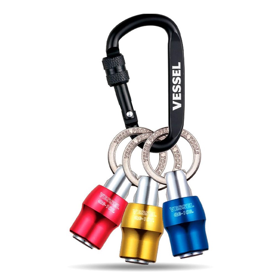 10 Packs of VESSEL 3pc Set Hex Driver Bit Holder Quick Catcher.