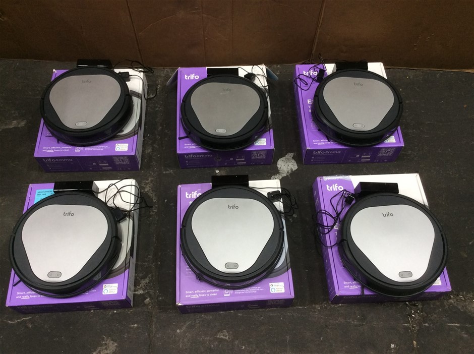 Trifo Emma EMM-S Robot Vacuum (Lot of 6)