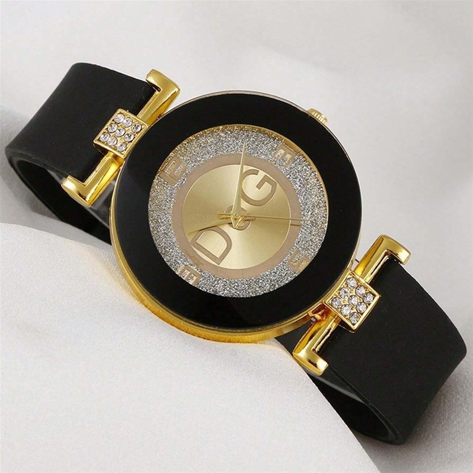 DqG Stunning LADIES 3-Tone Quartz Wristwatch