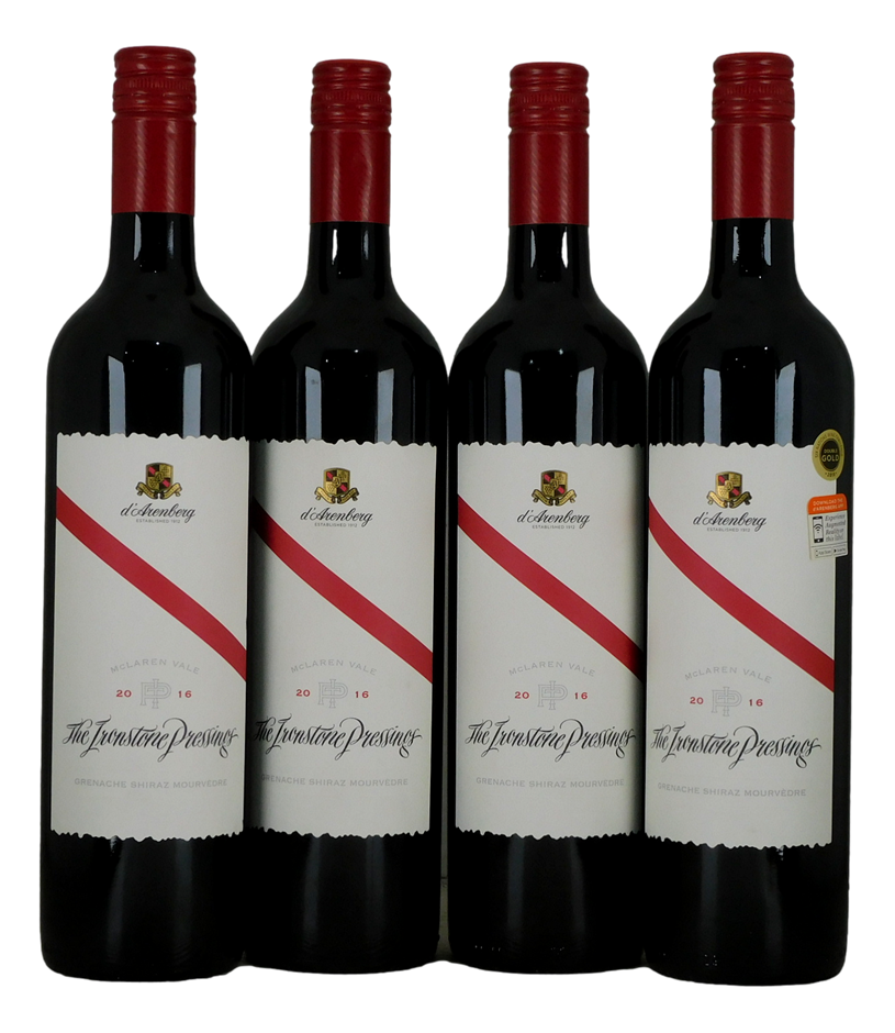 d'Arenberg The Ironstone Pressings GSM 2016 (4x 750mL), McLaren Vale.
