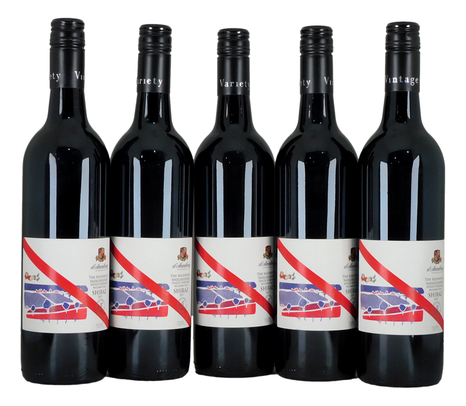 d'Arenberg The Solipsistic Variety Bash Shiraz 2017 (5x 750mL), SA