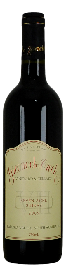Greenock Creek Barossa Seven Acre Shiraz 2009 (1x 750mL), Barossa Valley.