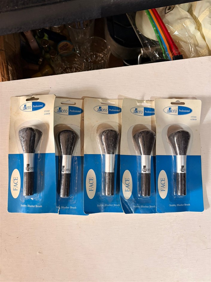 5x Stubby Blusher Brushes