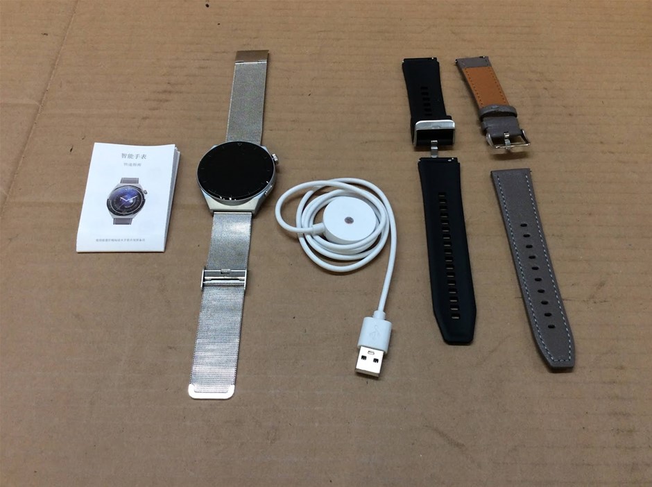 Generic Smart Watch with Multiple Straps and Charger