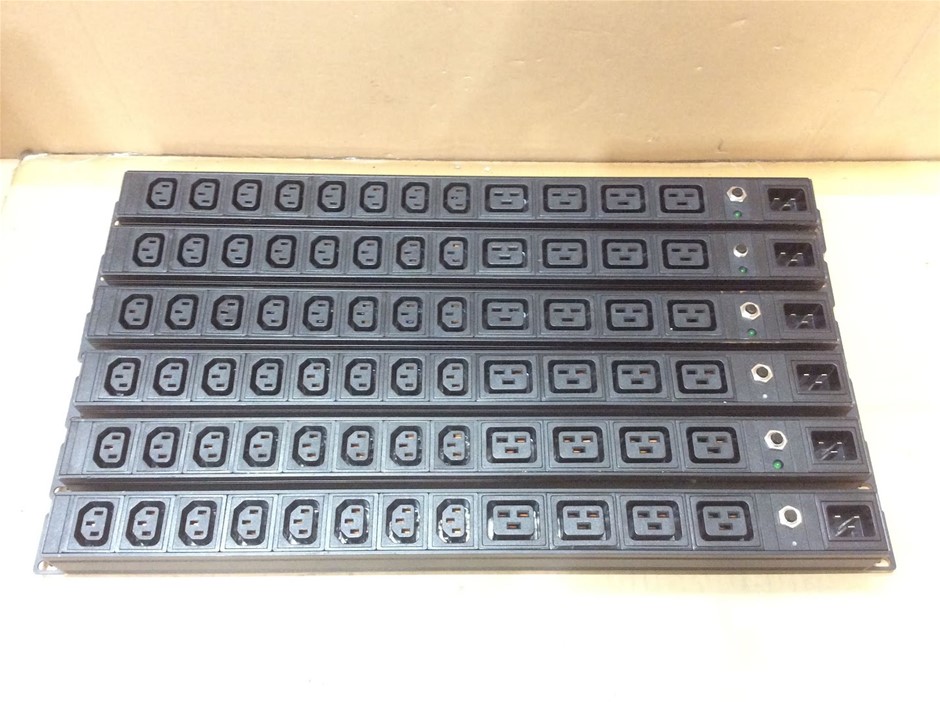 Generic PDU 12 Way 15A Power Distribution Unit (Lot of 6)