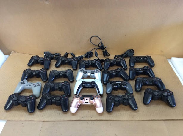 Sony Mixed Brand and Model Game Controllers (Lot of 20)
