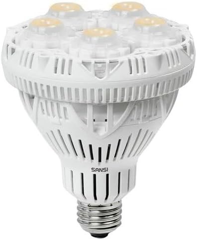 SANSI 24W LED Grow Light Bulb Daylight Full Spectrum E27 and Sunlight White