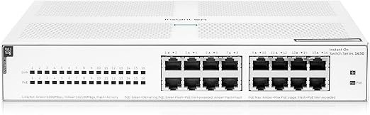 Aruba Instant On 1430 16-Port Gb Unmanaged Layer 2 Ethernet Switch with PoE