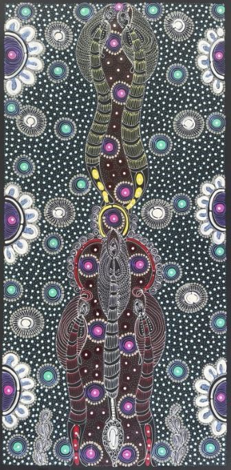 Original Aboriginal Painting Colleen Bird Wallace Nungurrayi