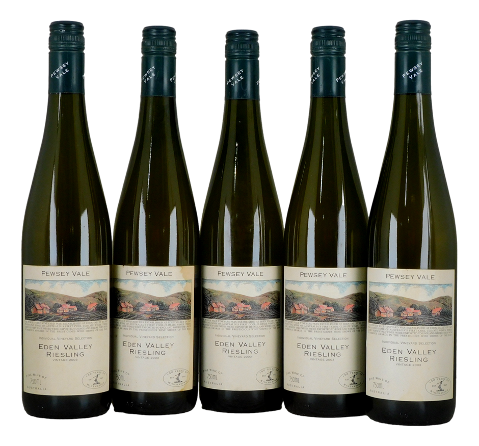  Pewsey Vale Eden Valley Riesling 2003 (5x 750mL)