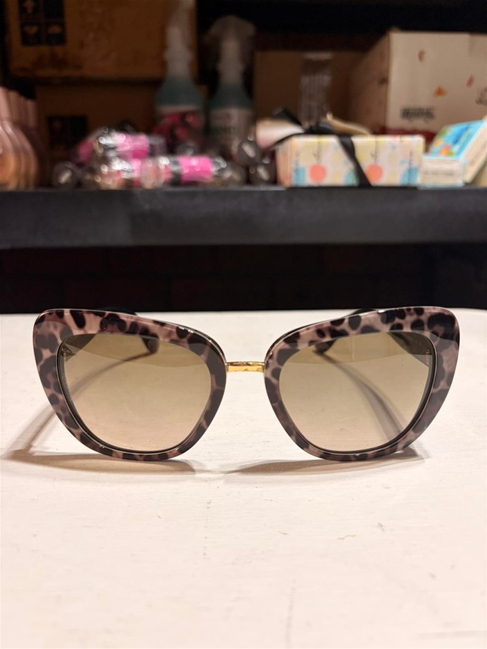 DOLCE & GABBANA Leopard Sunglasses