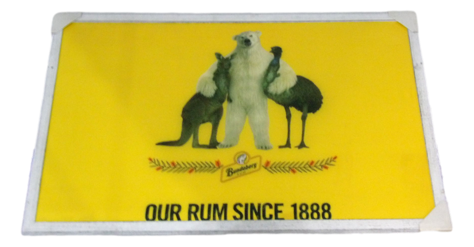 Sydney P/Up ONLY - Framed Bundaberg Coat of Arms Flag 94x129cm