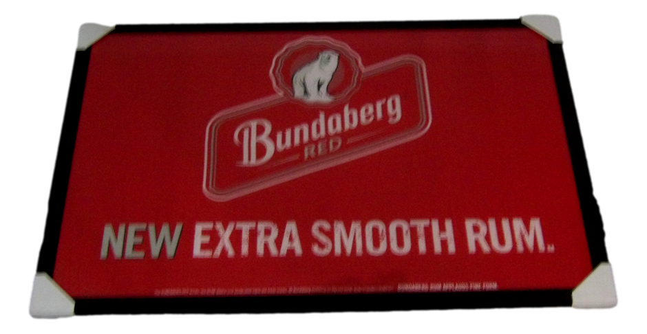 Sydney P/Up ONLY - Framed Bundaberg NEW Red Flag 94x129cm