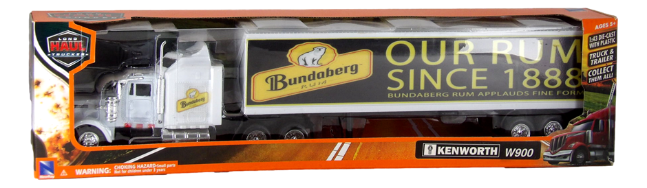 Bundaberg Rum Kenworth W900 Tri-Axle Truck Our Rum Since 1888 (23cm Long)