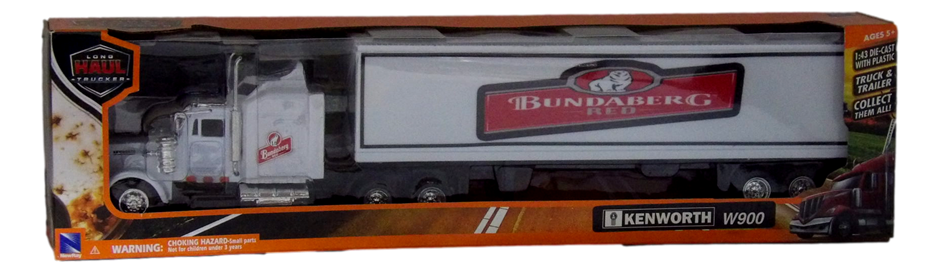 Bundaberg Rum Kenworth W900 Tri-Axle Truck Bundaberg Red (1:43 Scale)