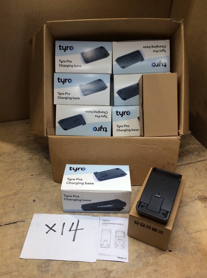 Ingenico AXIUM DX8000 Base-C / Tyro Pro Charging Base (Lot of 14)