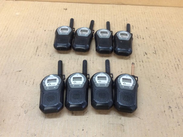 Oricom Mixed Model Handheld UHF 2-watt Radios (Lot of 8)