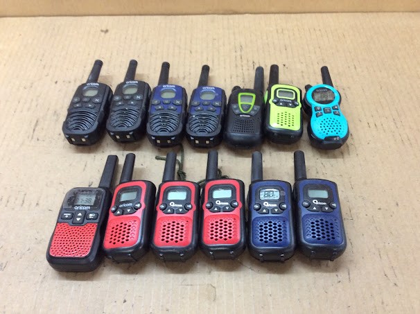 Oricom Mixed Model Handheld UHF Radios (Lot of 13)