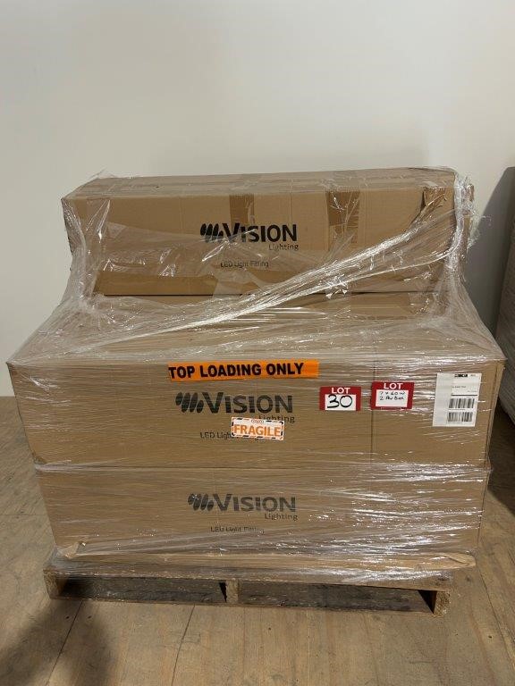 14 x VISION Cleanroom IP65 LED Light Fittings