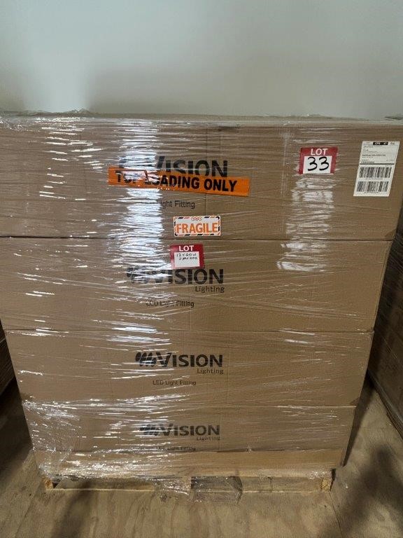 24 x VISION Cleanroom IP65 LED Light Fittings