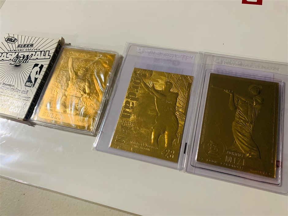 Lot of gold Cards 23k limited edition