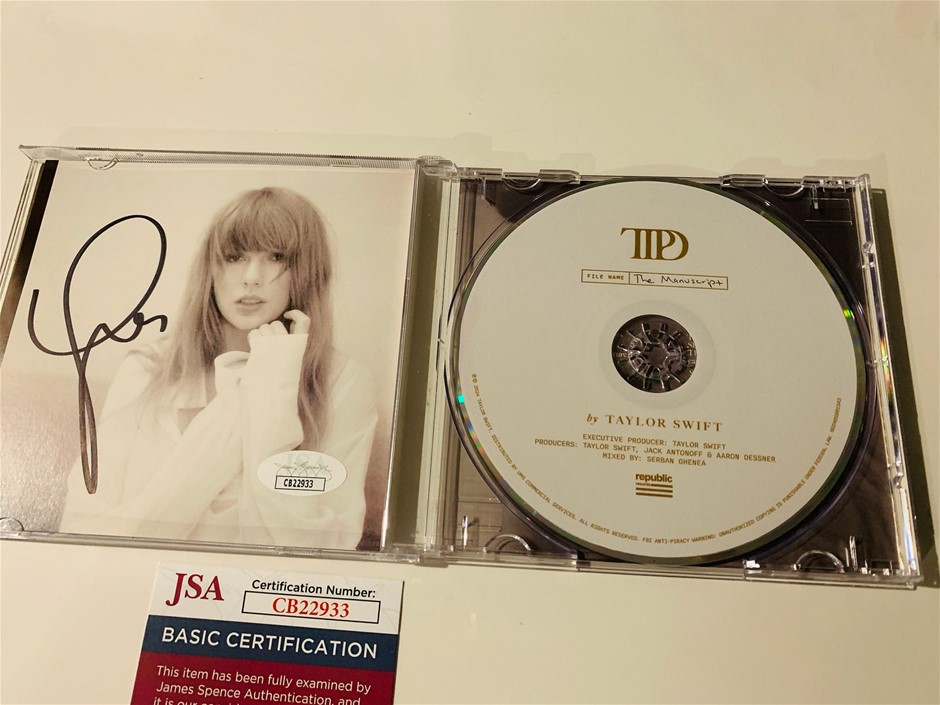 Taylor Swift signed The Tortured Poets Department Album