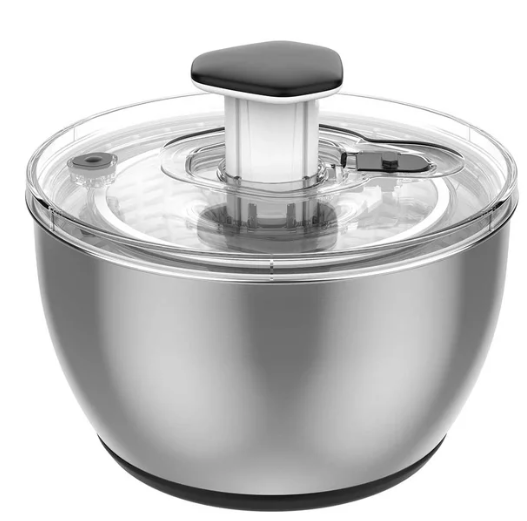MIU Stainless Steel Salad Spinner 6L. NB: no box