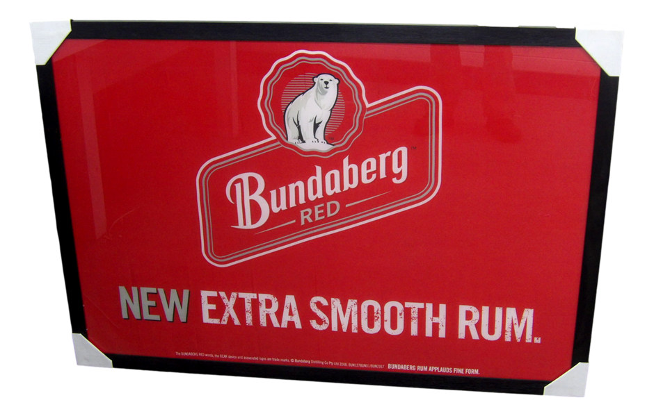 Sydney P/Up ONLY -  Framed Bundaberg NEW Red Flag 94x129cm