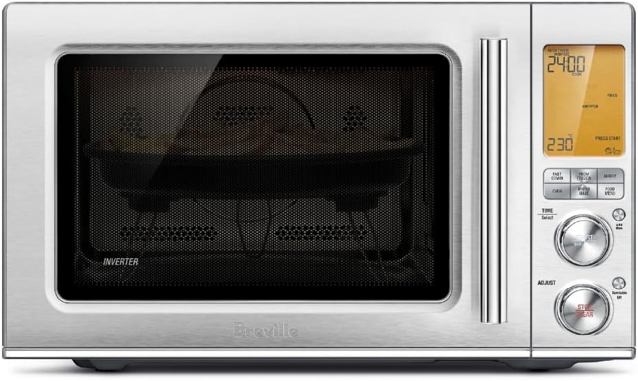 BREVILLE the Combi Wave 3 in 1 Microwave Oven, Brushed Stainless Steel, BMO