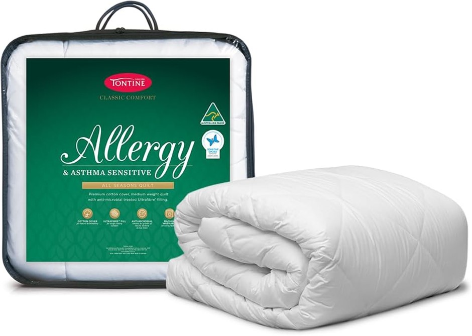 TONTINE Classic Comfort Allergy & Asthma Sensitive All Seasons Quilt Doona,