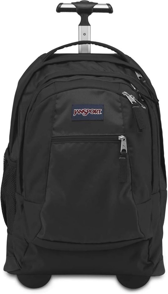 JANSPORT Driver 8 Backpack (Black). NB: Has Been Used, Not Boxed & Has Scra