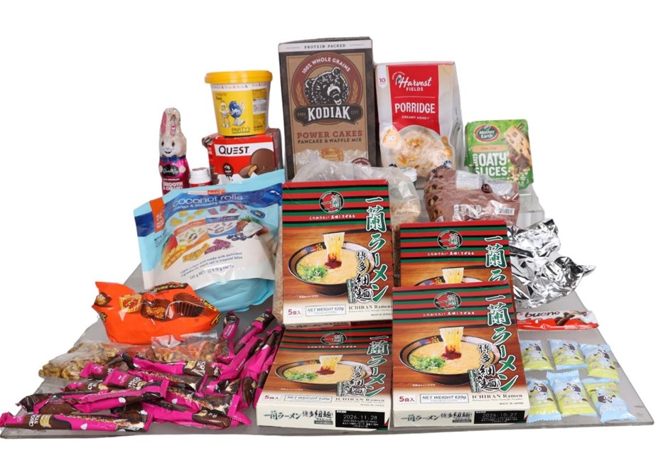 Assorted Food Products, Incl: QUEST, HARVEST FIELDS & More. NB: Some have d