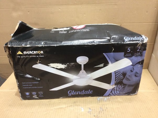 Mercator Glendale Ceiling Fan - New Unboxing