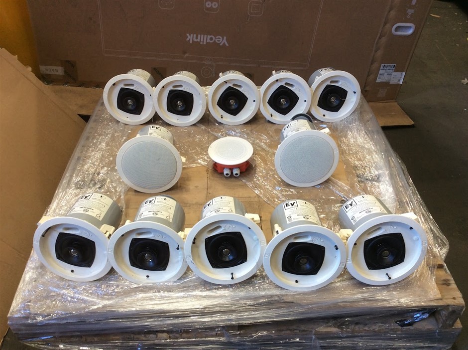 Redback Ceiling Speaker+ Electro-Voice EVID C4.2 Ceiling Speaker(Lot of 13)