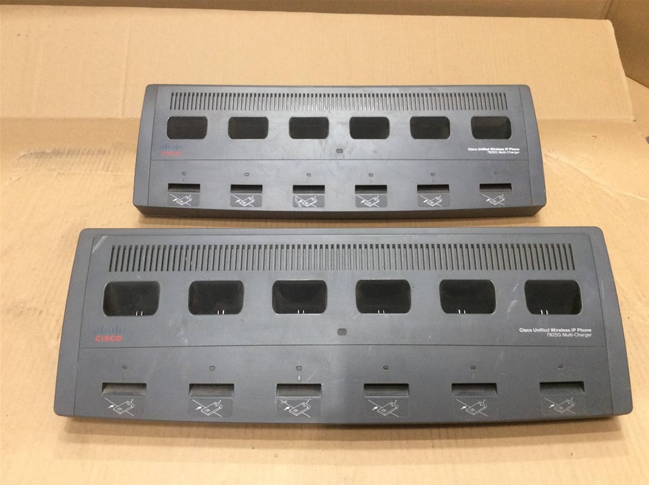 Cisco Unified Wireless IP Phone 7925G Multi-Charger (Lot of 2)
