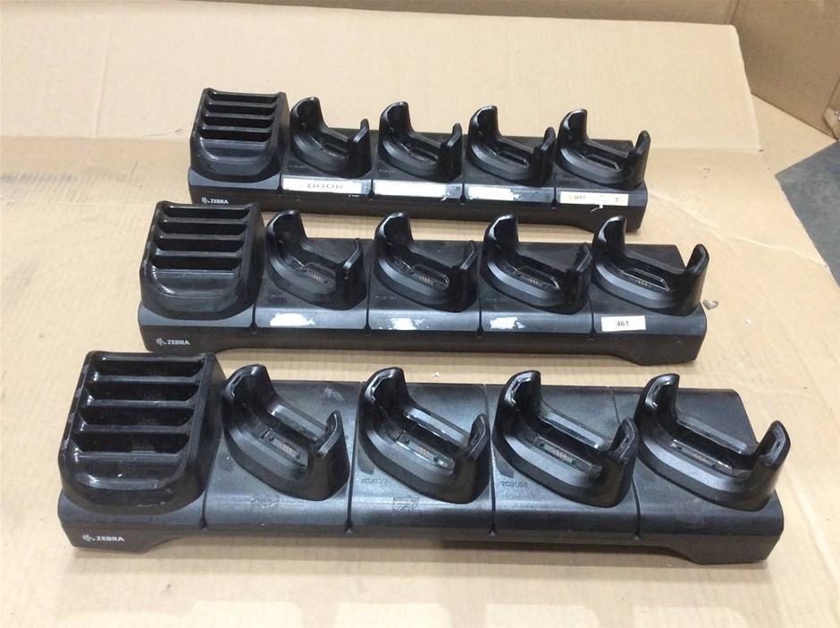 Zebra SHARECRADLE-MC TC51/TC56 Multi-Slot Charging Cradle (Lot of 3)