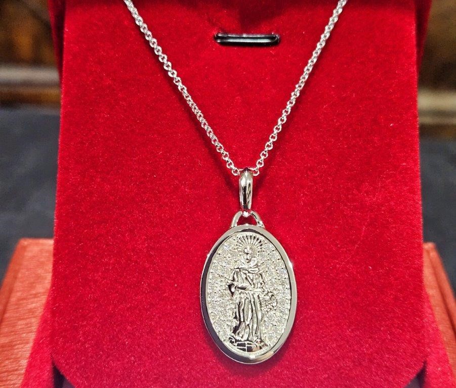 GRA  Moissanite VVS1 Necklace-18k Real Gold-s925