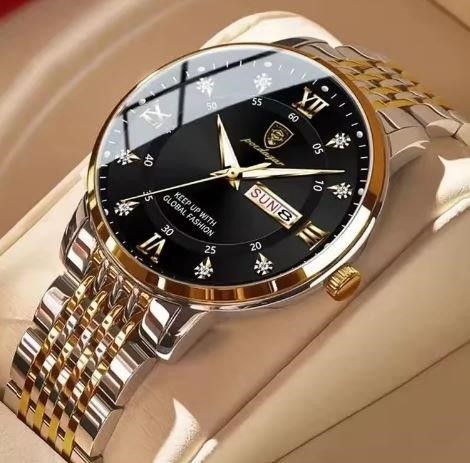 High Quality Simulated Diamond Men's Quartz Watch