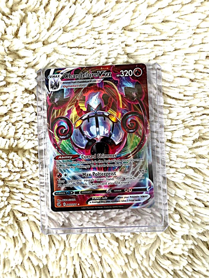 2021 Pokémon Chandelure VMAX 040/264 Fusion Strike