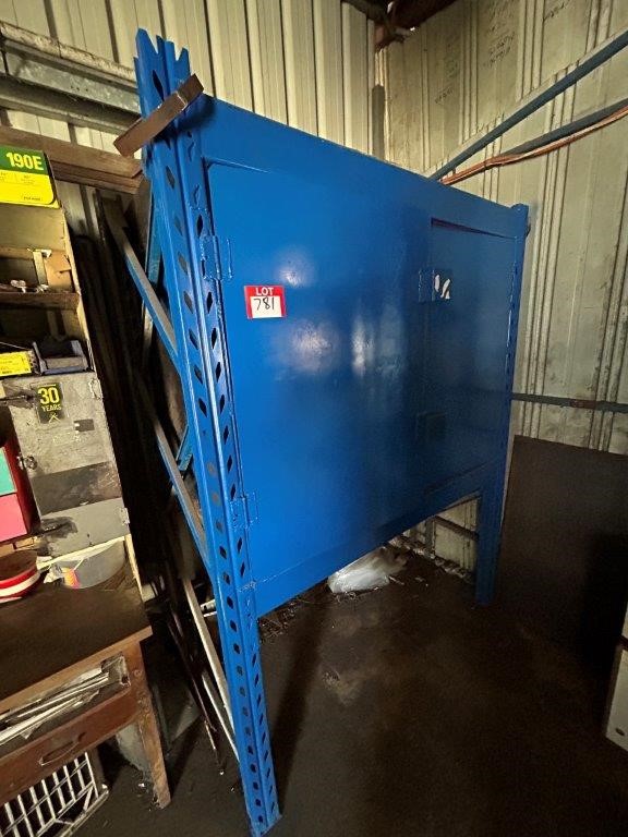 Metal 2 Door Cabinet on Raised Legs