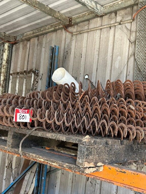 3 x Pallets of Used Auger (Screw Conveyor) Internals Only